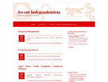 Tablet Screenshot of joventindependentista.com